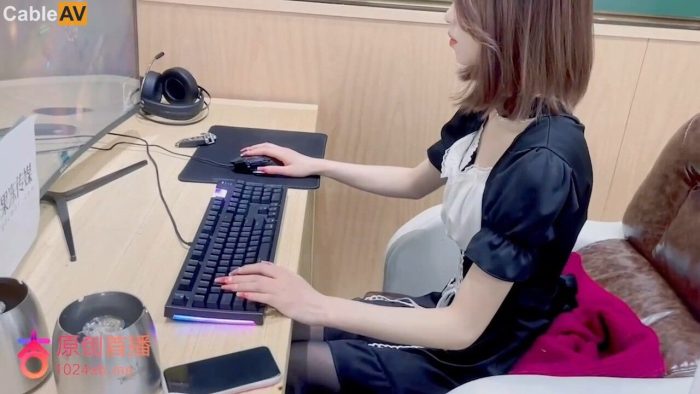 國產AV 杏吧 電競陪玩女仆 小桃