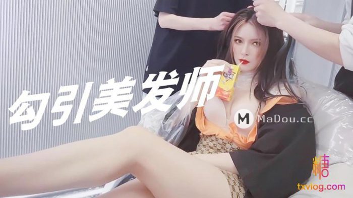國產AV 糖心vlog 极品美女理发店色诱洗发师被侵犯 伊丽莎
