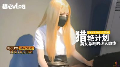 國產AV 糖心Vlog 獵豔計劃-美女總裁的迷人肉體 甜心寶貝
