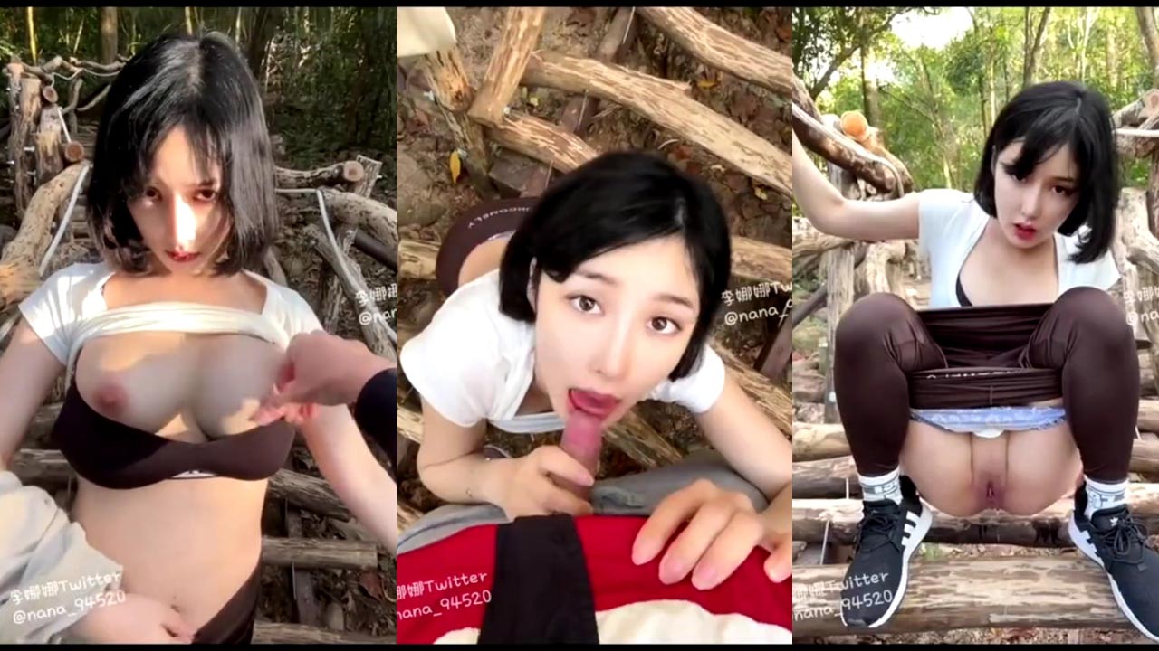 國產AV 李娜娜 户外爬山被男子强迫做羞耻的事情爆乳妹穿着瑜伽裤爬山被强制猥亵得逞